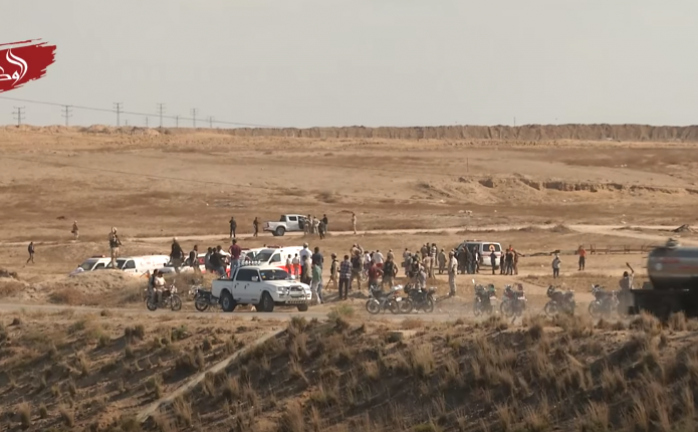 أعمال حفر شرق خانيونس للبحث عن المفقودين داخل النفق الذي تعرض لقصف إسرائيلي