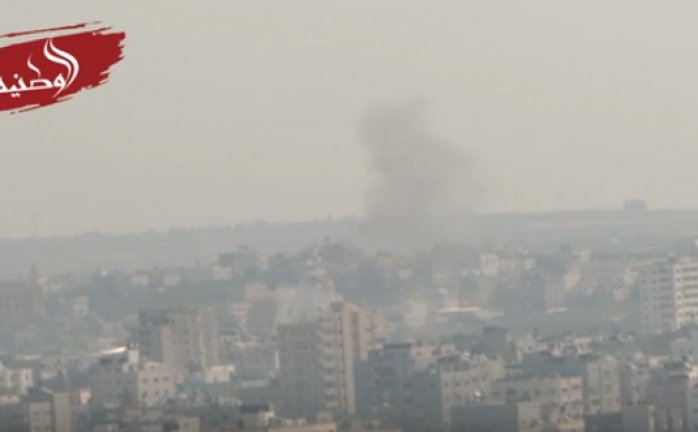 الاحتلال يواصل قصفه على مدينة غزة