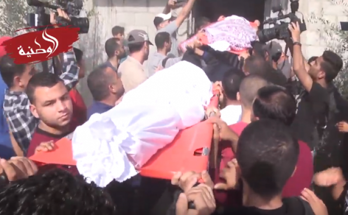 جنازة شهداء عائلة عياد بغزة